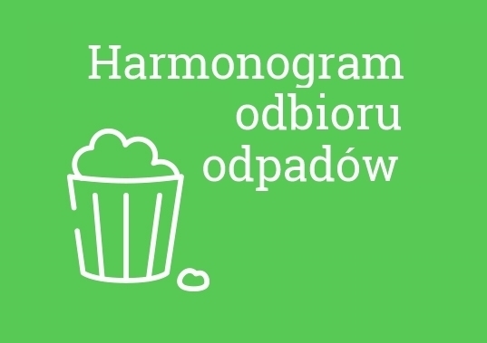 Harmonogramy odbioru odpadów komunalnych na rok 2025.