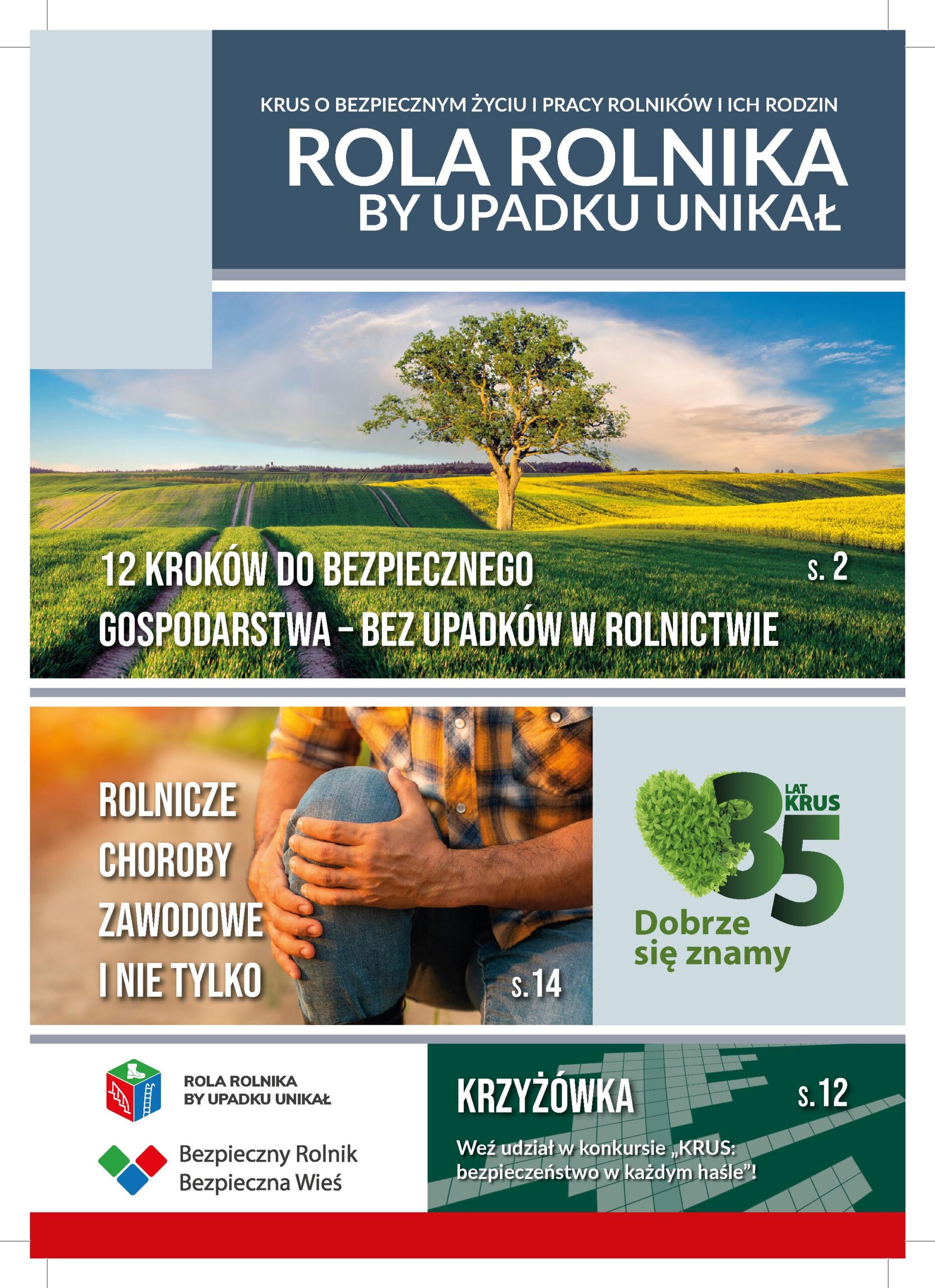Konkurs „KRUS: bezpieczeństwo w każdym haśle!” – wiedza, zabawa i realna ochrona życia na wsi